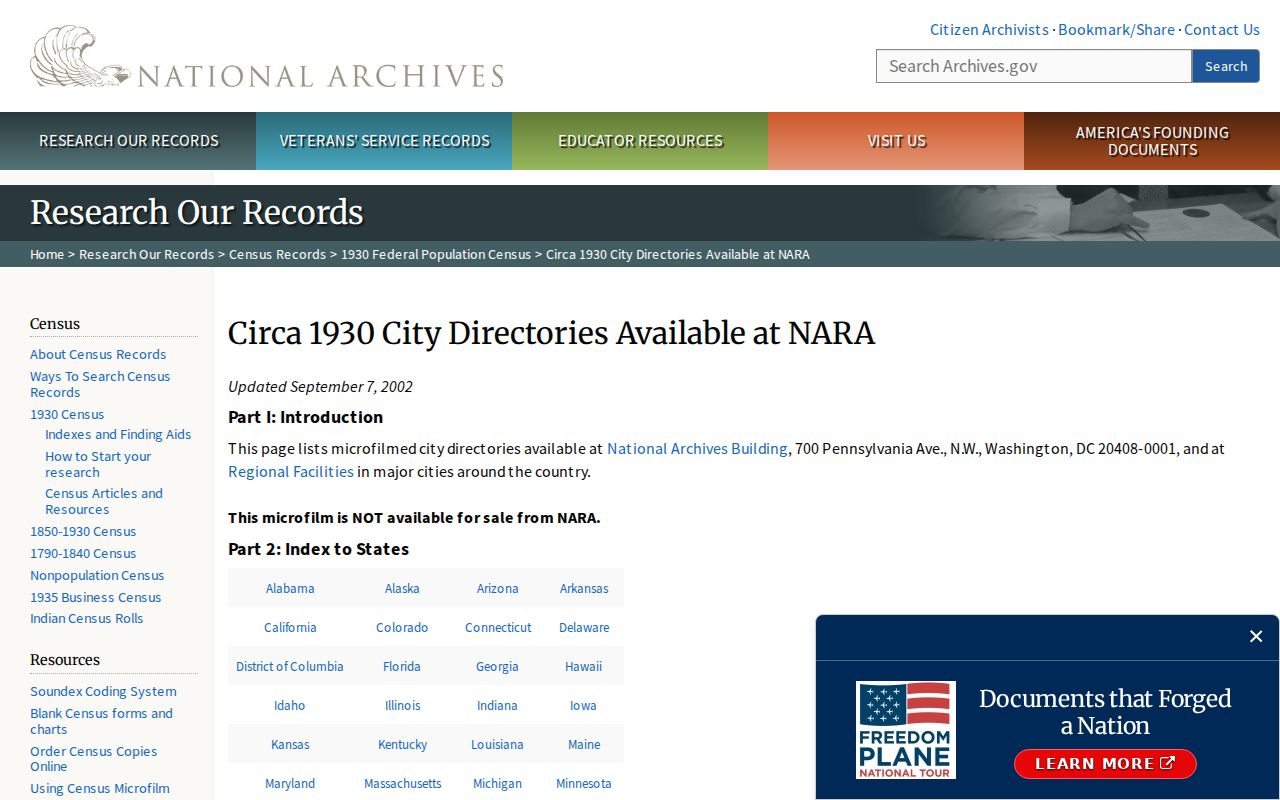 Atwater city directory NARA Merced-Madera inventory